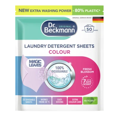 Laundry detergent sheets Colour