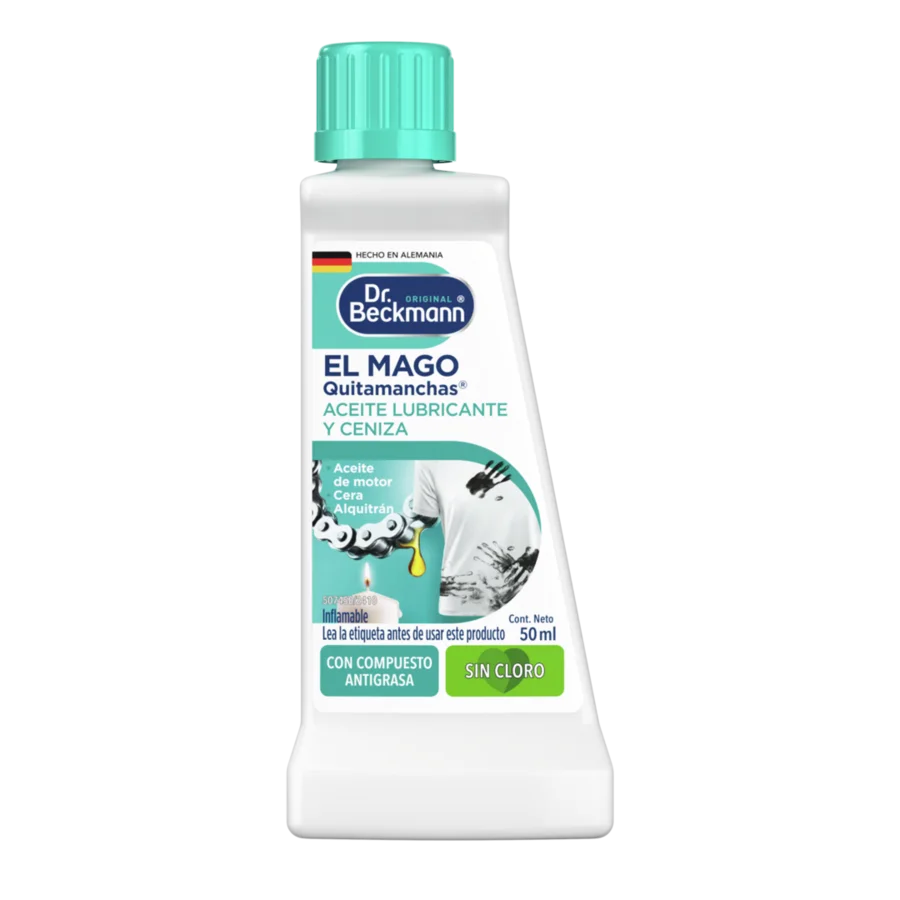 El Mago Quitamanchas Aceite Lubricante y Ceniza