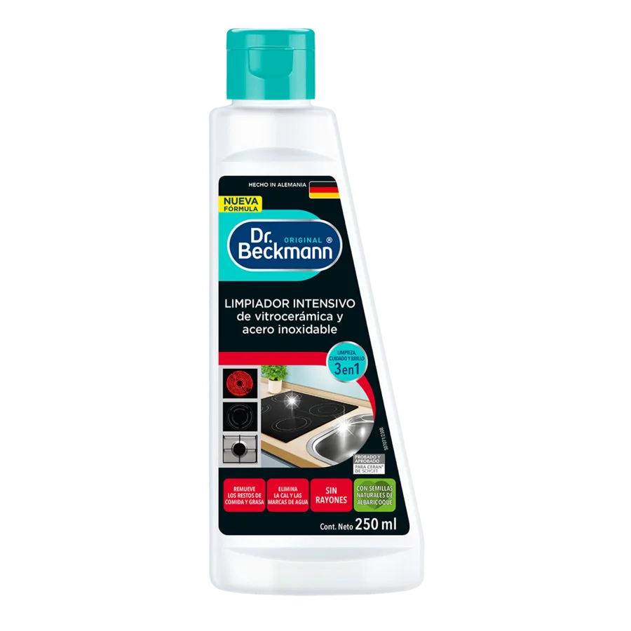 Limpiador Intensivo de Vitrocerámica y Acero Inoxidable