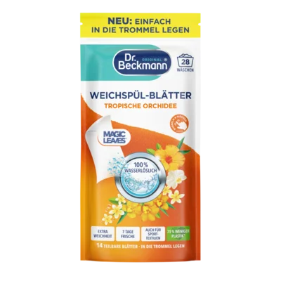 Weichspül-Blätter Tropische Orchidee