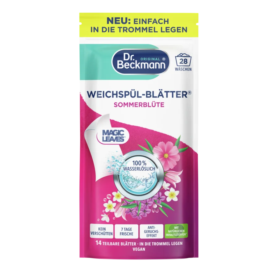 Weichspül-Blätter Sommerblüte