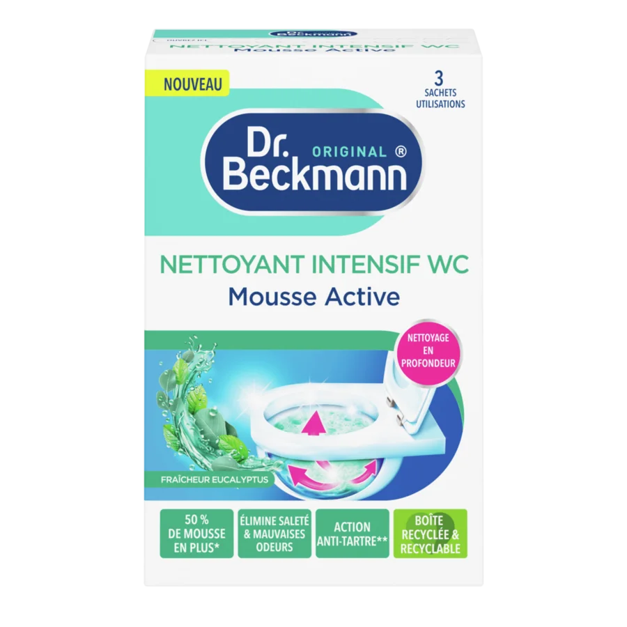 Nettoyant Intensif WC Mousse Active Fraîcheur Eucalyptus
