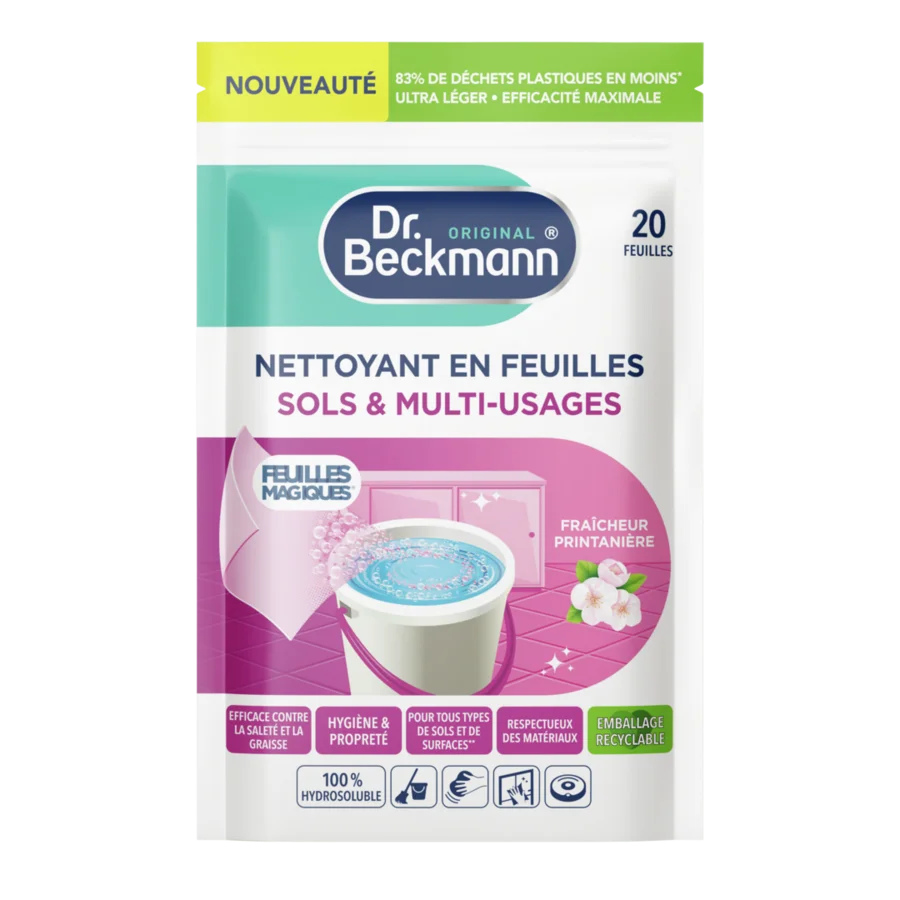 Nettoyant en Feuilles Sols & Multi-Usages – Fraîcheur Printanière
