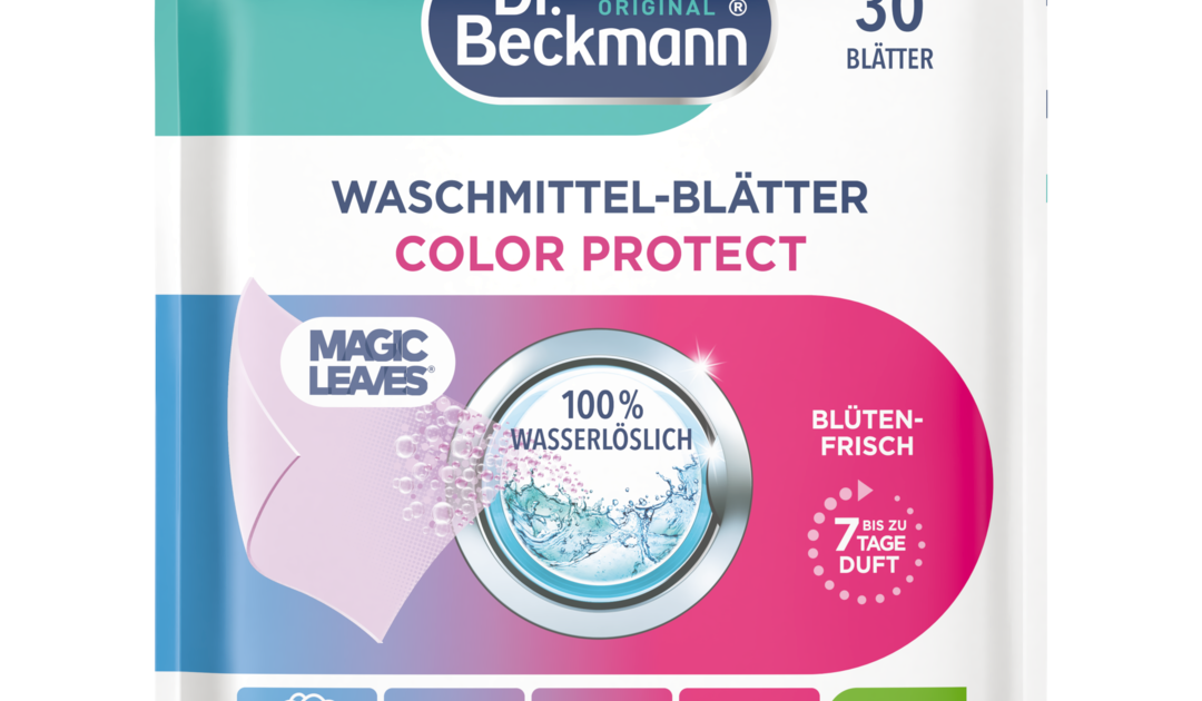 Dr. Beckmann Waschmittel-Blätter Colour Protect Blütenfrisch