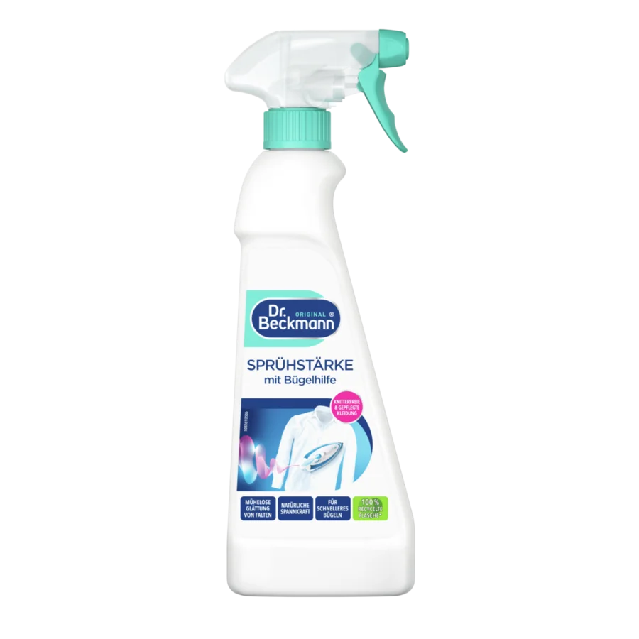 Purškiamas krakmolas lengvam lyginimui 