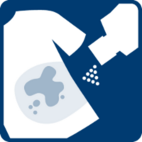 [Translate to Singapore:] Moisten stain, sprinkle with powder and remoisten.