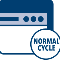 [Translate to Bulgaria:] След дезинфекцията съдомиялната машина е готова за използване.