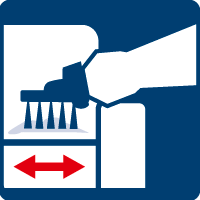 [Translate to Switzerland French:] Produkt auftragen und leicht ins Gewebe einarbeiten. Nicht einweichen.