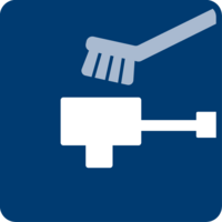 [Translate to New Zealand:] Remove the portafilter, clean the brewing group with a suitable brush.