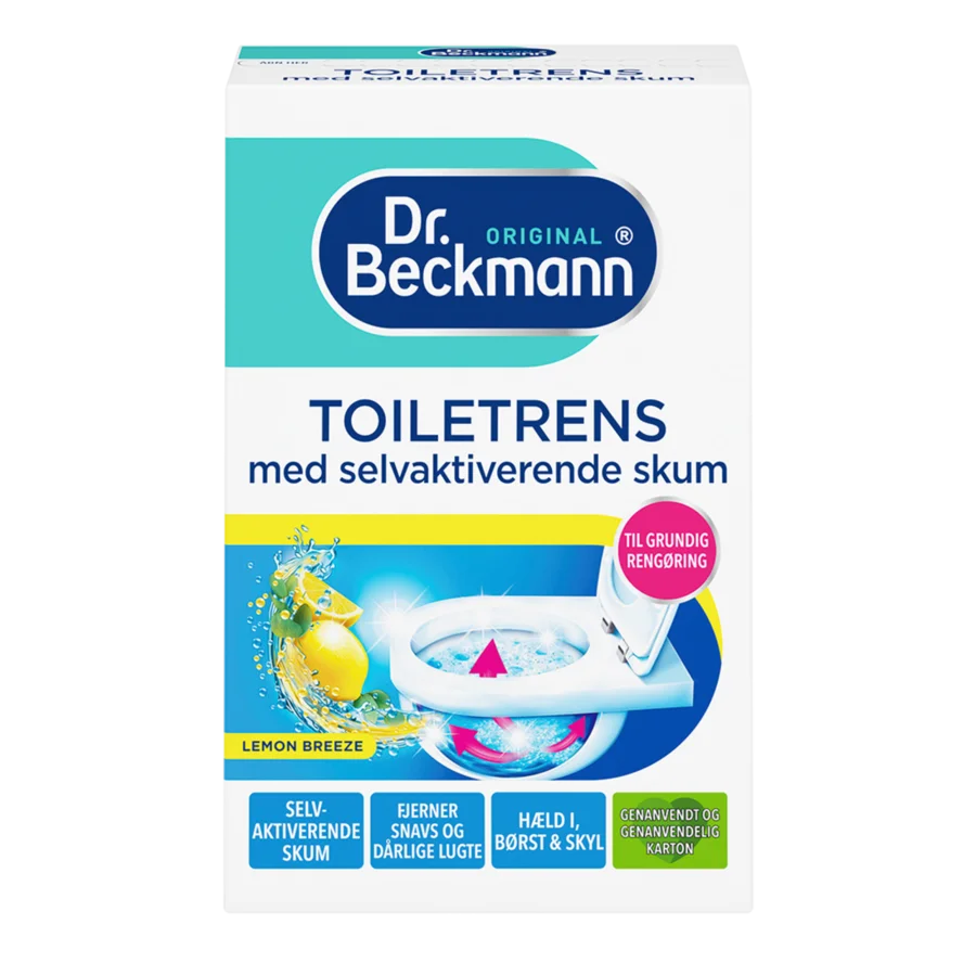 Toiletrens Med Selvaktiverende Skum Lemon Breeze