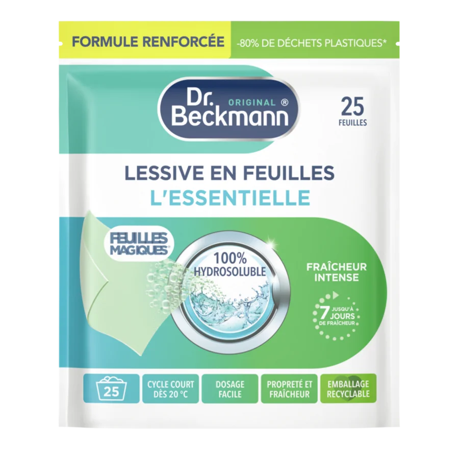 Lessive en Feuilles L‘essentielle – Fraîcheur Intense
