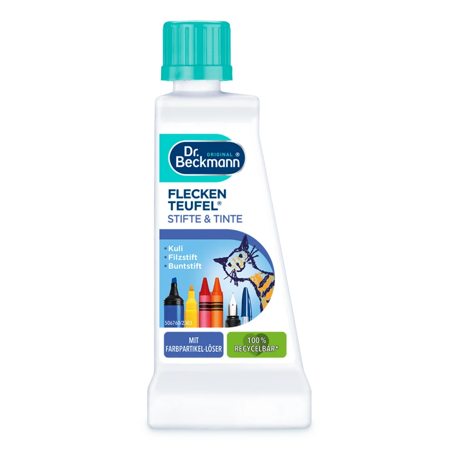  Dėmių valiklis, rašikliai ir rašalas