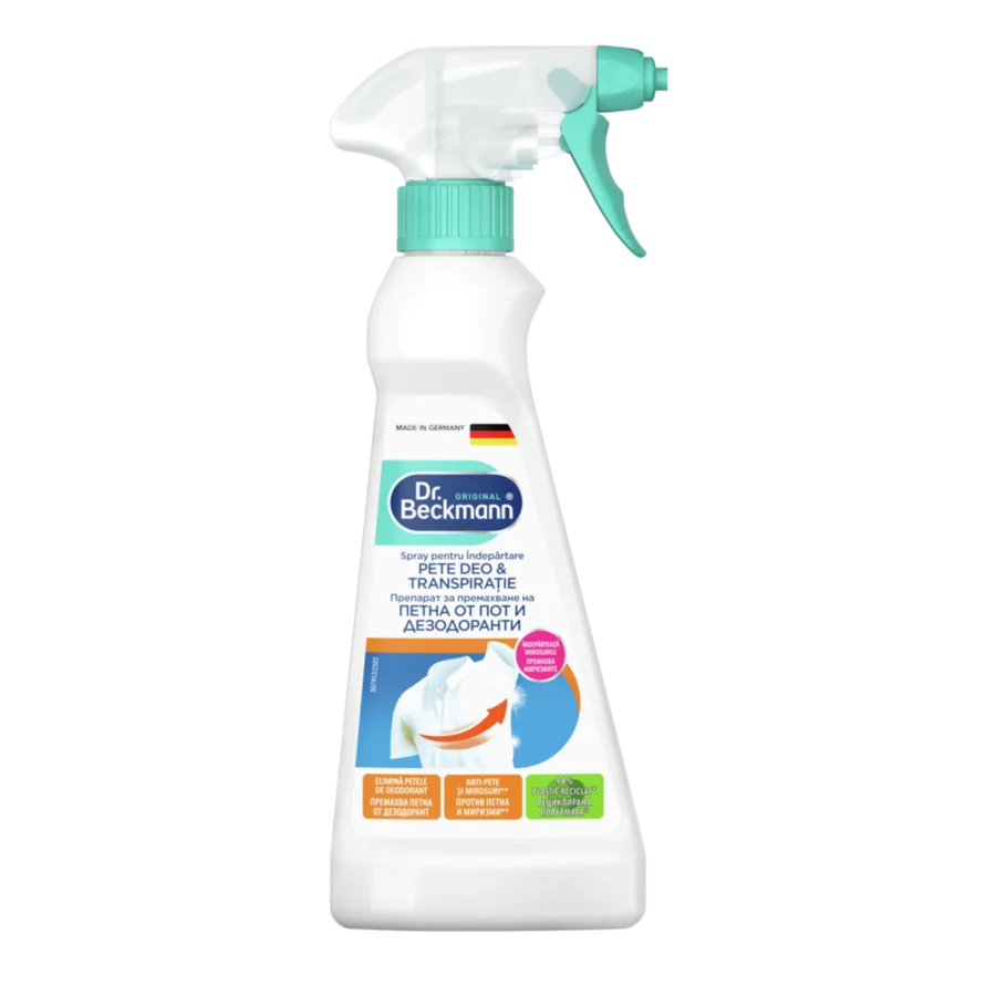 Прeпарат за премахване на петна от пот и дезодоранти