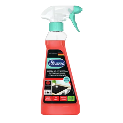 Środek do czyszczenia płyt indukcyjnych i stali nierdzewnej