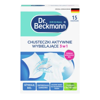 Chusteczki aktywnie wybielające 3 w 1