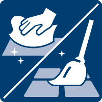 [Translate to Bulgaria:] Започнете да почиствате повърхностите и/или подовете и се насладете на гледката на блестящо чистия си дом.