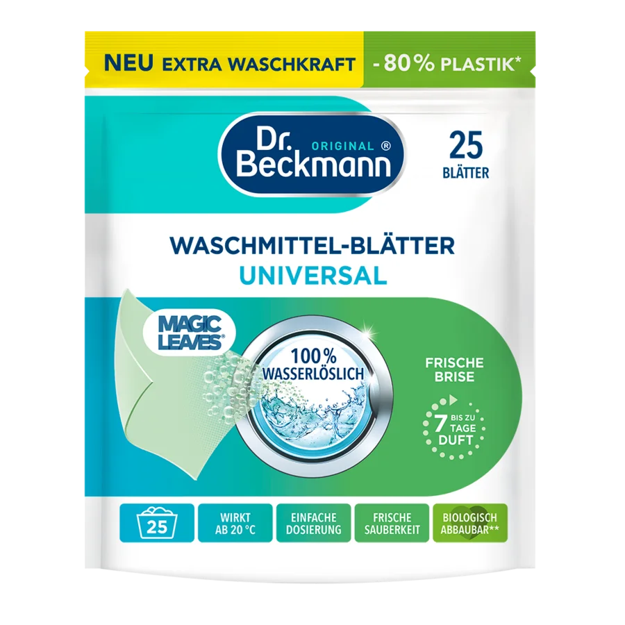 Waschmittel-Blätter Universal Frische Brise