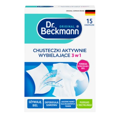 Chusteczki aktywnie wybielające 3 w 1