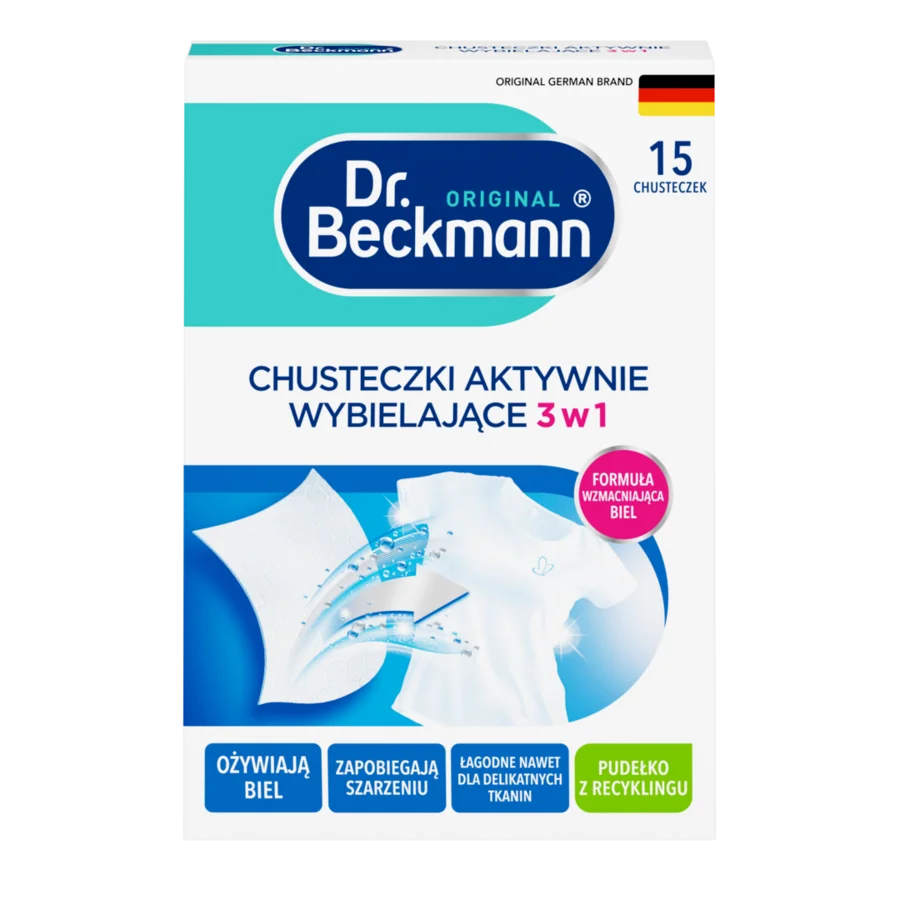 Chusteczki aktywnie wybielające 3 w 1