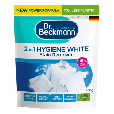 Čistilo za madeže 2 v 1 Hygiene white
