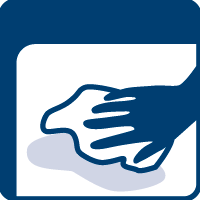 [Translate to New Zealand:] Completely dab off any residues with a damp light-coloured cloth. Rinse brush after use.If water-mark or ring appears, dab thoroughly with a damp, light-coloured cloth.