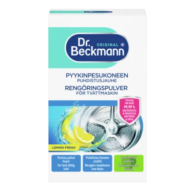 Pyykinpesukoneen puhdistusjauhe
