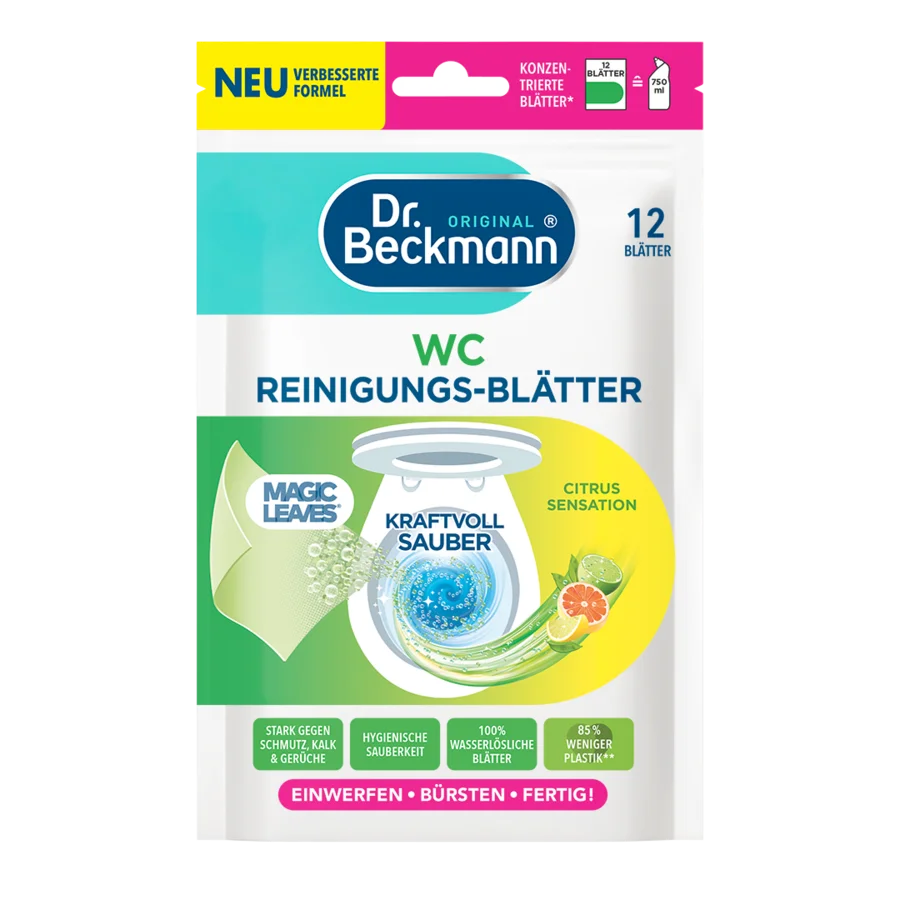 WC Reinigungs-Blätter Citrus Sensation