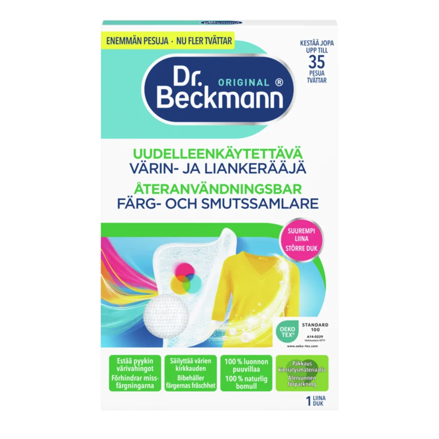 Uudelleenkäytettävä Värin- ja Liankerääjä