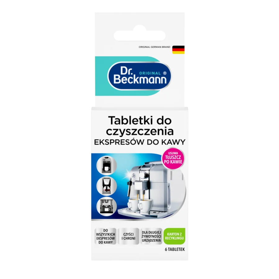 Tabletki do czyszczenia ekspresów do kawy
