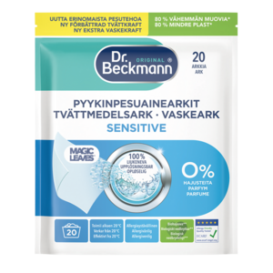 Pyykinpesuainearkit Sensitive
