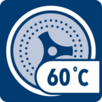 Waschprogramm (min. 60 °C) ohne Vorwäsche, ohne Waschmittel, ohne Wäsche starten.