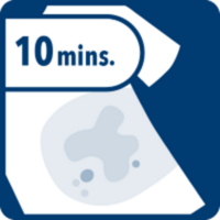 Max. 10 Minuten einwirken lassen.