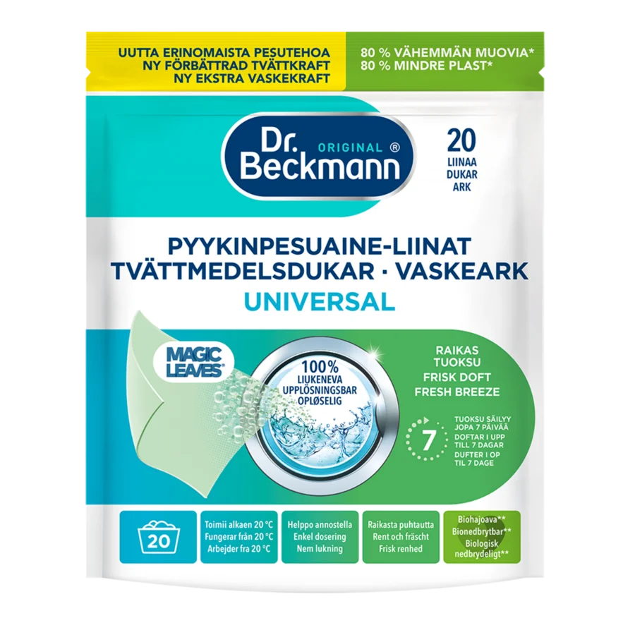 Tvättmedelsdukar Universal