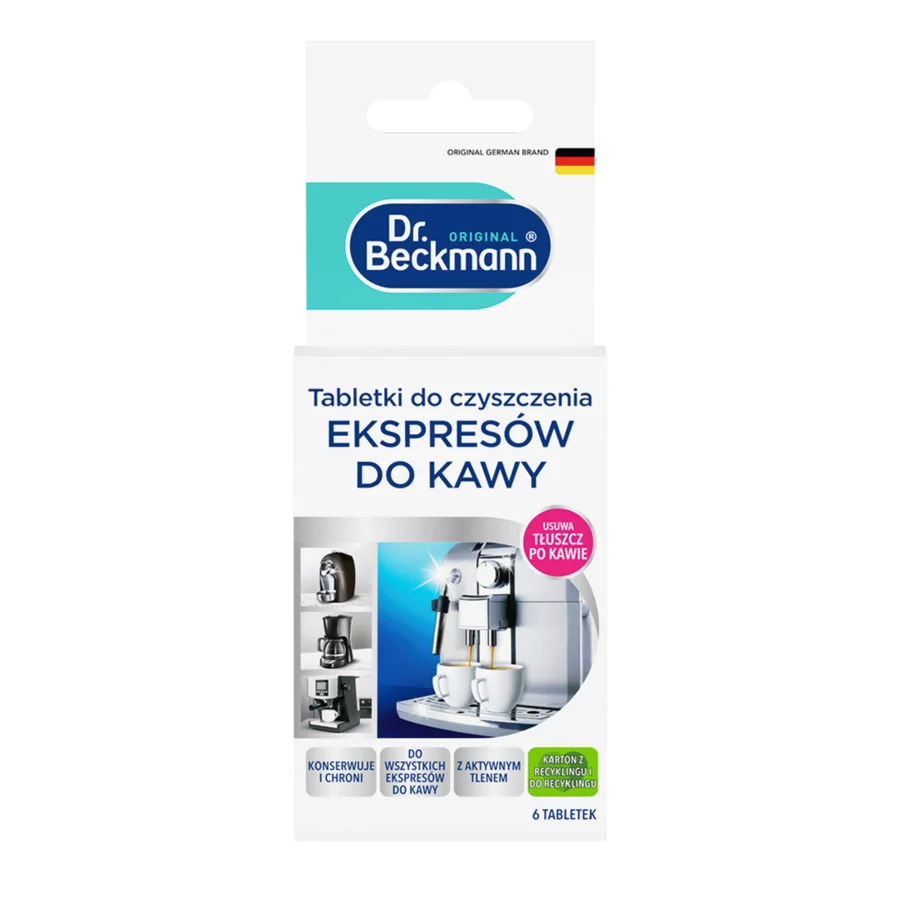 Tabletki do czyszczenia ekspresów do kawy