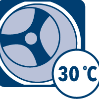 [Translate to French:] Lancez un cycle court (au moins 30 °C) sans
prélavage, sans lessive 30 ºC et sans linge.