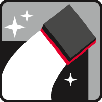 [Translate to Czech:] Odstraňte zbytky přípravku
červenou stranou houbičky
a otřete vlhkým hadříkem.
