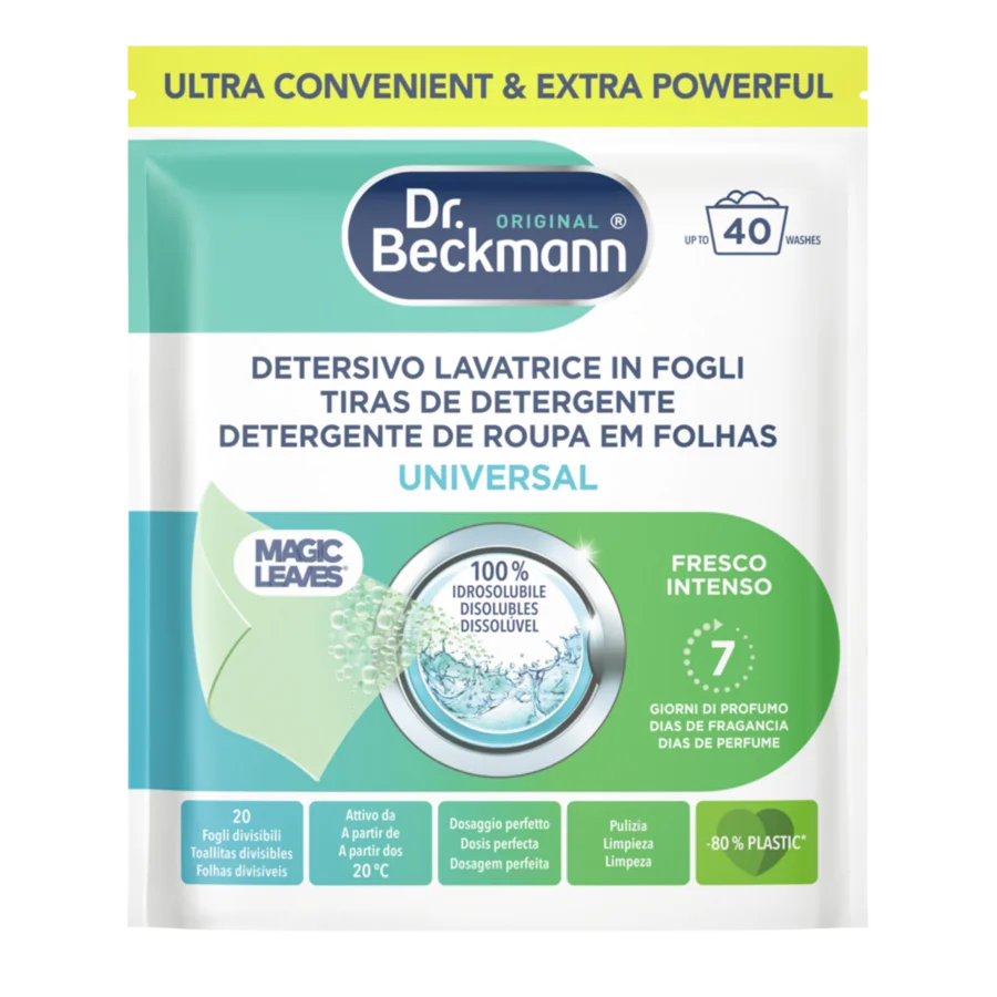 Detergente De Roupa Em Folhas Universal - Fresco Intenso