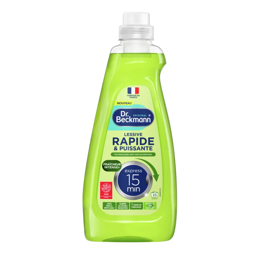 Lessive Rapide & Puissante Fraîcheur Intense