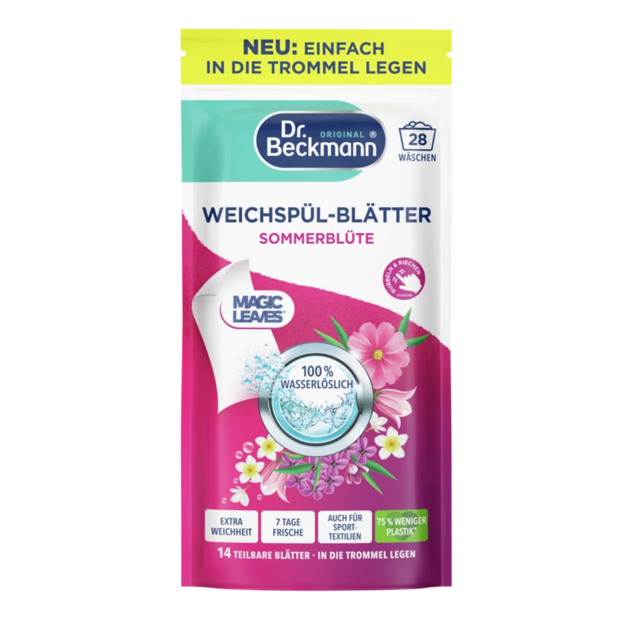 Weichspül-Blätter Sommerblüte