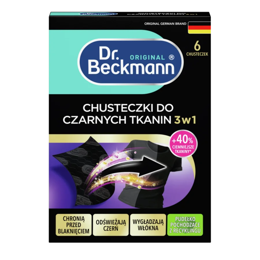 Chusteczki do Czarnych Tkanin 3 w 1