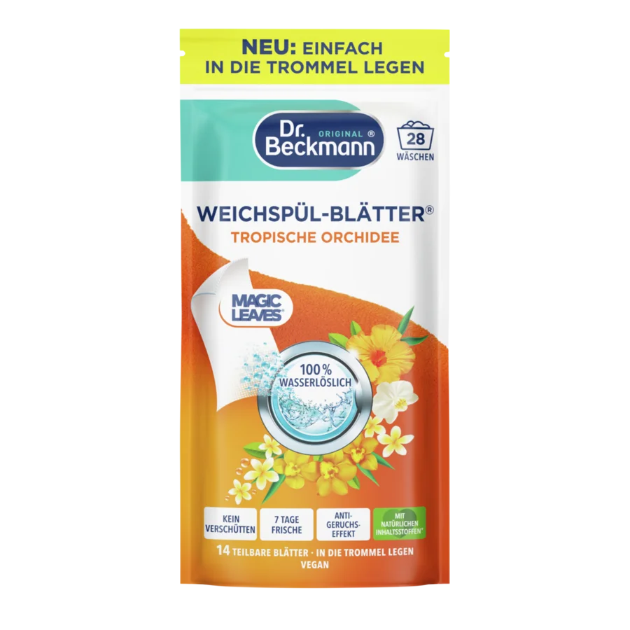 Weichspül-Blätter Tropische Orchidee