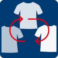 Si de légères taches de couleur sont encore visibles sur les vêtements après l’application, il est recommandé de répéter le processus en utilisant la méthode à la main.