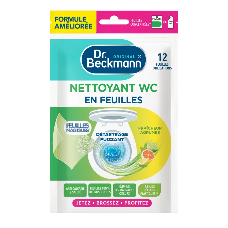 Nettoyant WC en Feuilles – Fraîcheur Agrumes