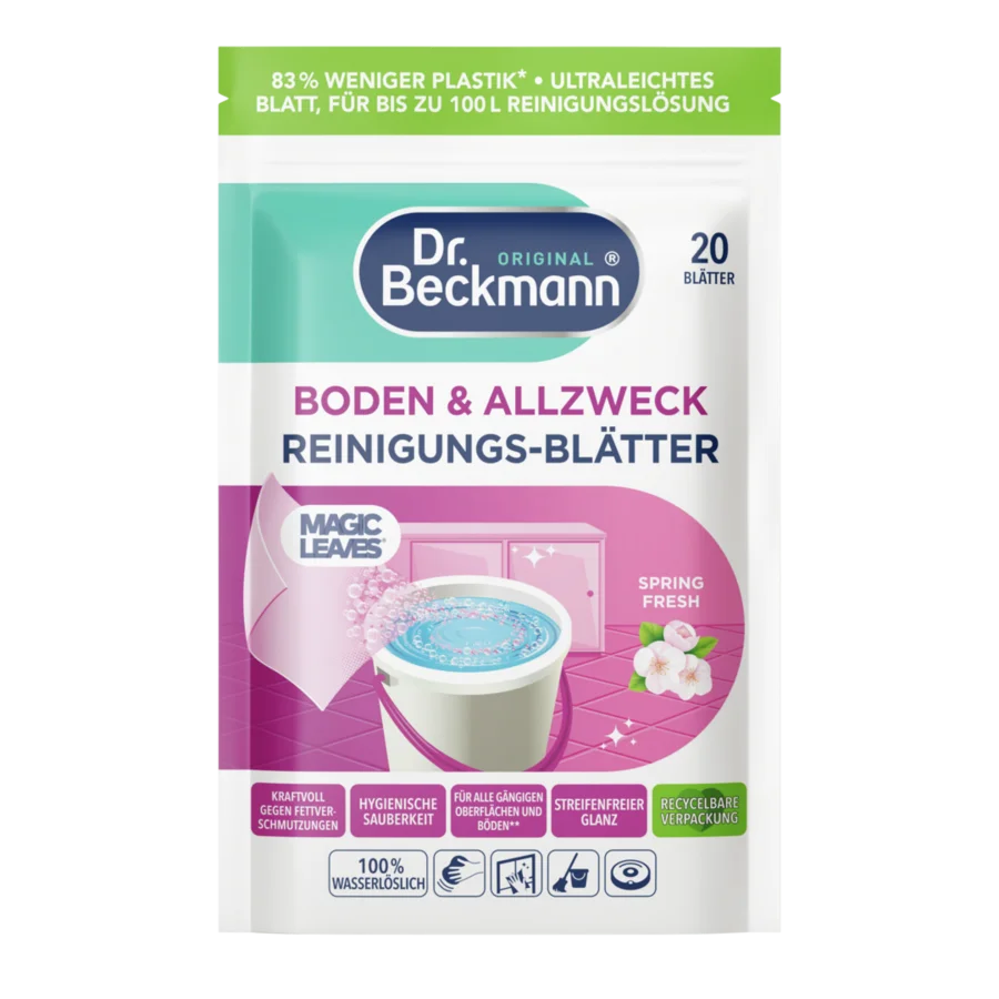 Universalūs valymo lapeliai, pavasaris 