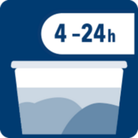 [Translate to New Zealand:] Allow garments to soak for at least 4 hours. For best results allow washing to soak overnight, for up to 24 hours.